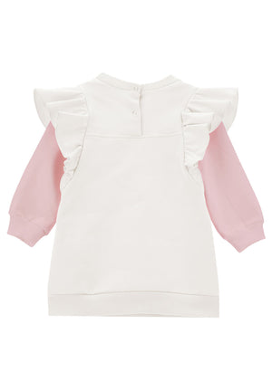 ViaMonte Shop | Monnalisa vestito bianco neonata in cotone