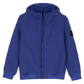 ViaMonte Shop | Stone Island giubbino blu bambino in tessuto tecnico
