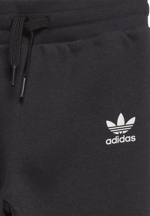 Tuta neonato Adidas nera in cotone