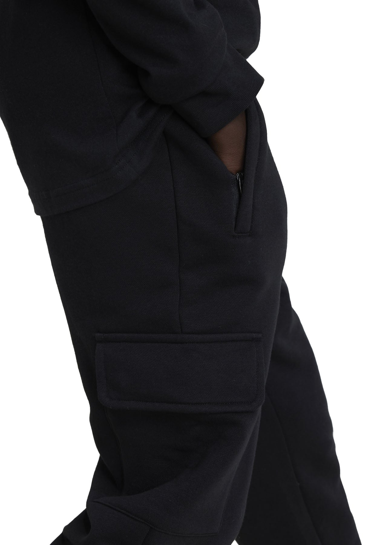 Pantalone sportivo bambino Adidas nero in cotone