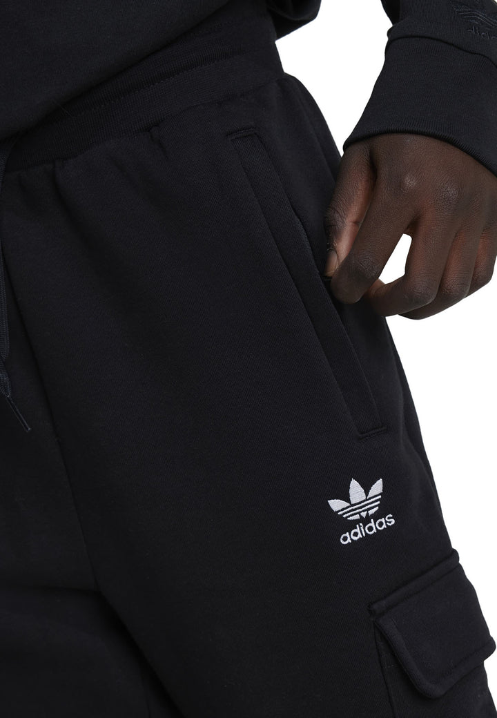 Pantalone sportivo bambino Adidas nero in cotone
