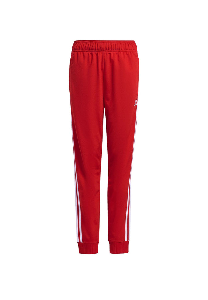 Pantalone sportivo unisex Adidas rosso in acetato