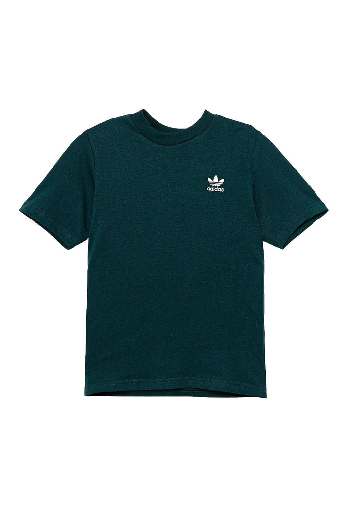 T-shirt bambino Adidas verde in cotone