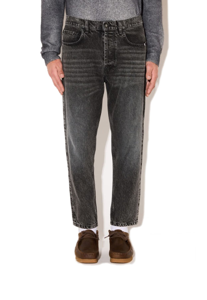 Jeans nero lavato unisex Amish in denim