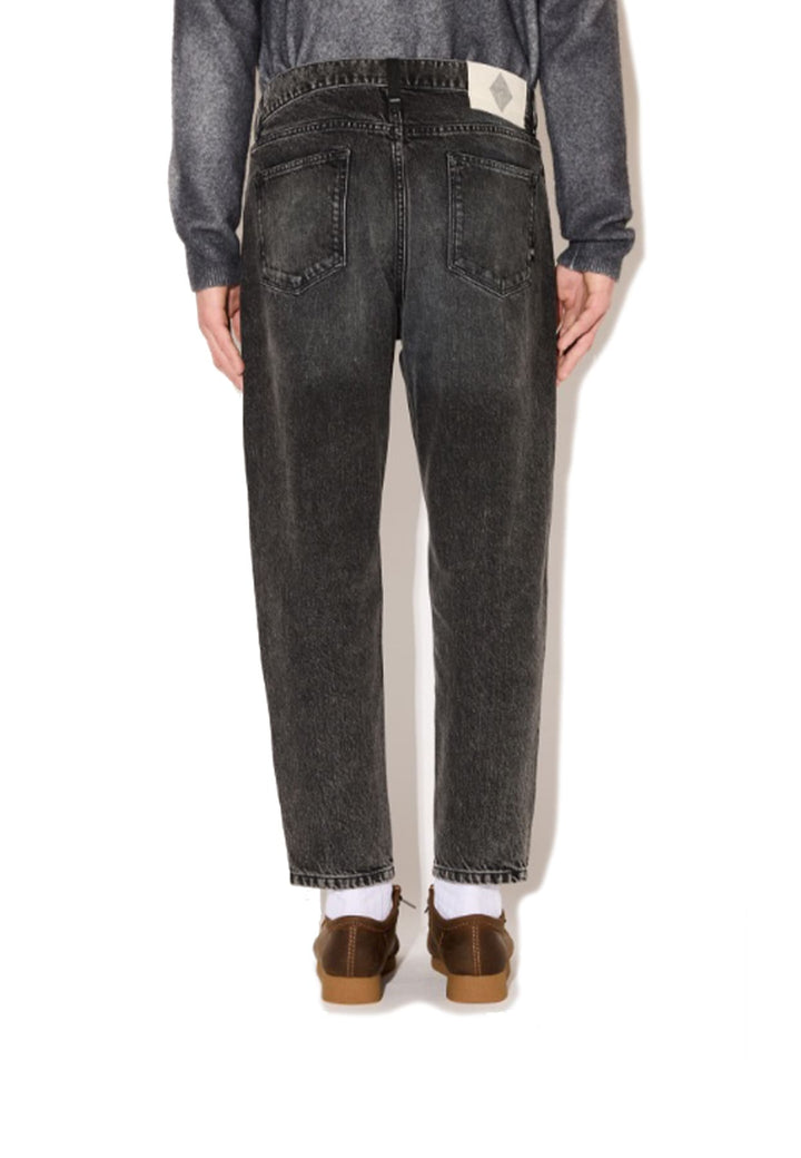 Jeans nero lavato unisex Amish in denim