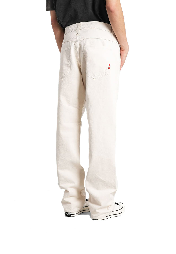 Jeans avorio unisex Amish in denim