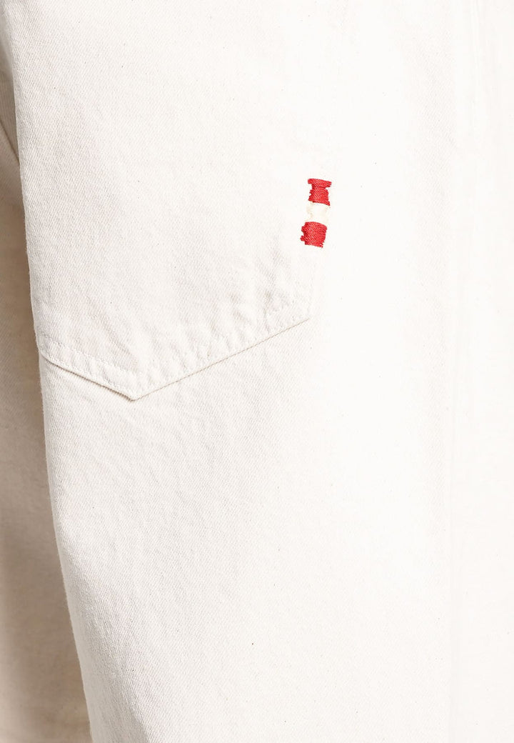 Jeans avorio unisex Amish in denim