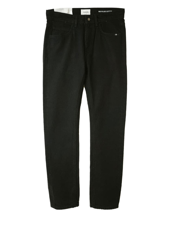 Jeans nero unisex Amish in denim