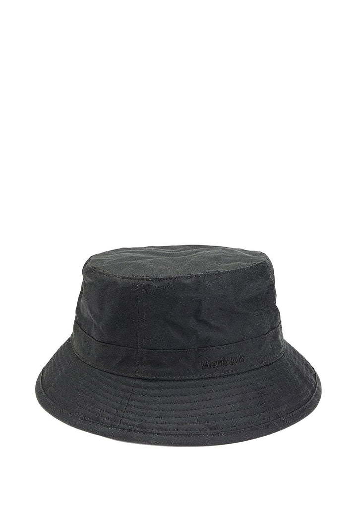 Cappello verde uomo Barbour in cotone cerato