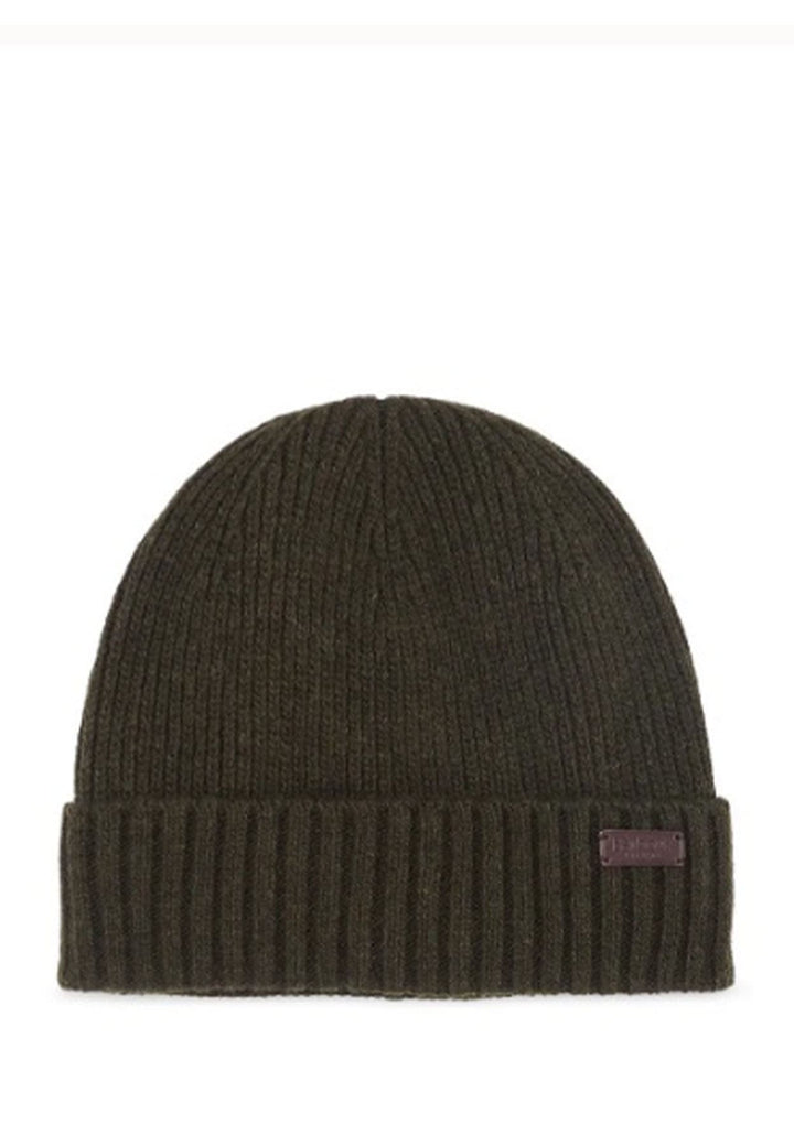 Cappello verde unisex Barbour in lana irlandese