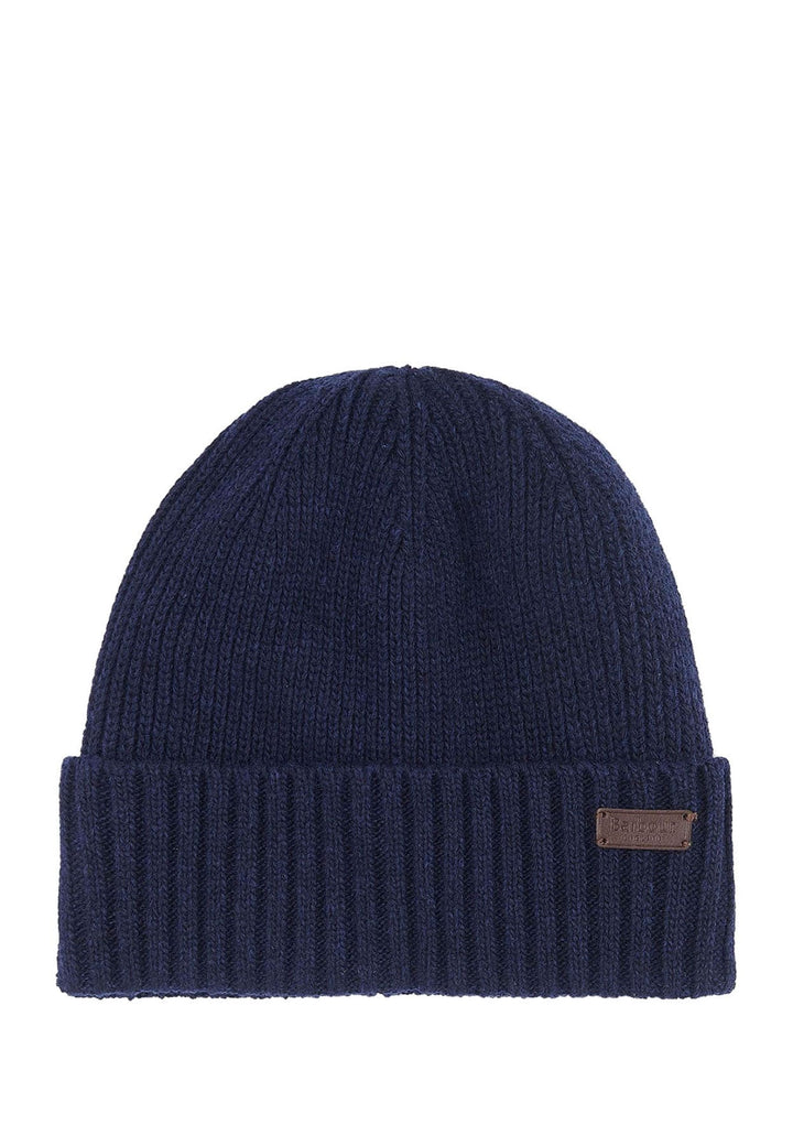 Cappello blu unisex Barbour in lana irlandese