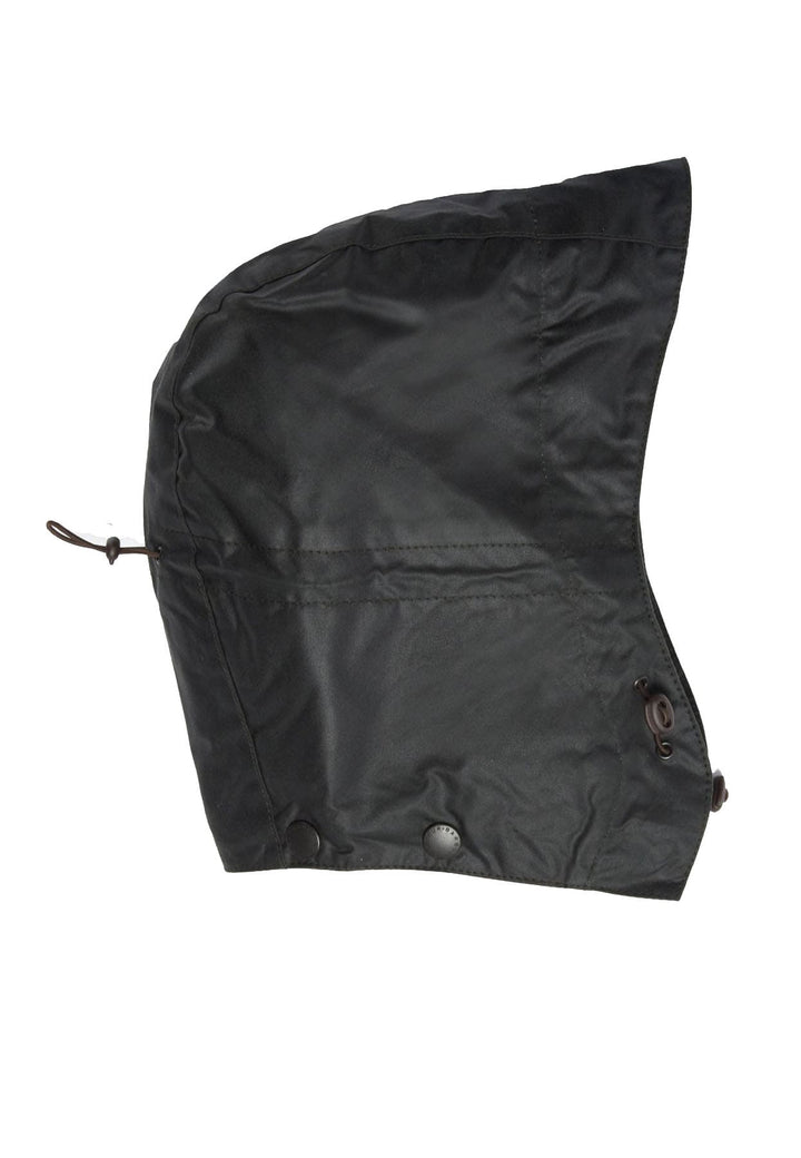 Cappuccio verde bottiglia Barbour unisex in cotone cerato