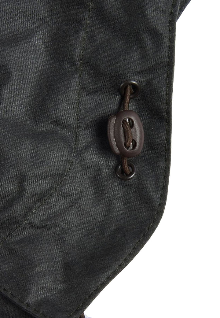 Cappuccio verde bottiglia Barbour unisex in cotone cerato