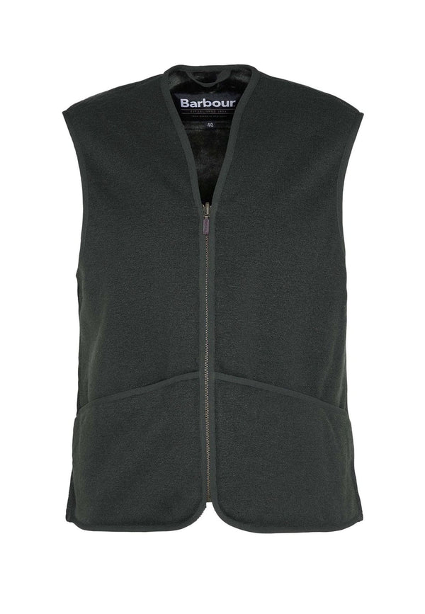 Gilet verde unisex Barbour in ecopelliccia
