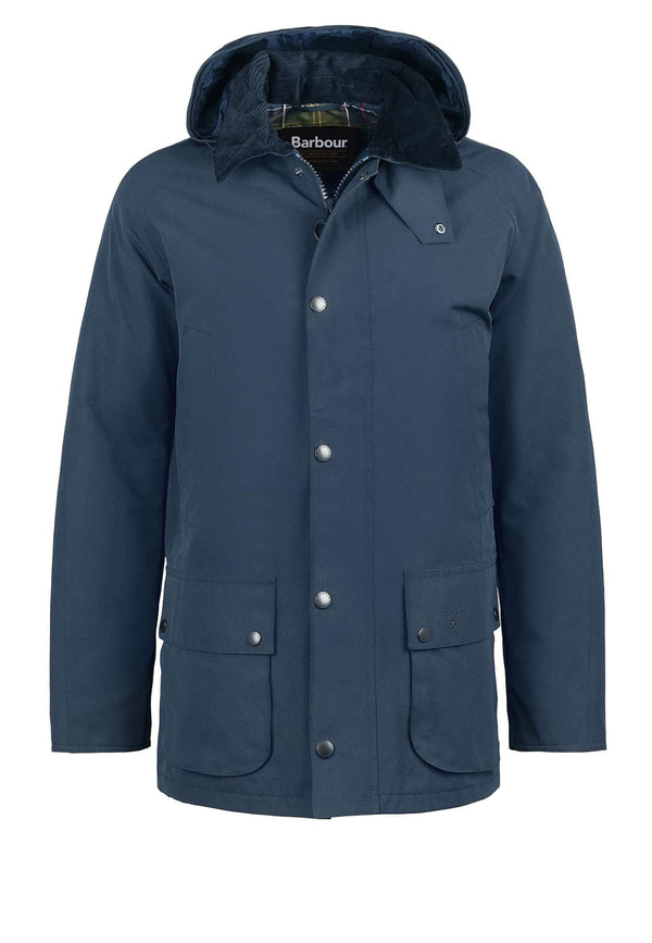 Giubbino Winter Ashby blu uomo Barbour in cotone