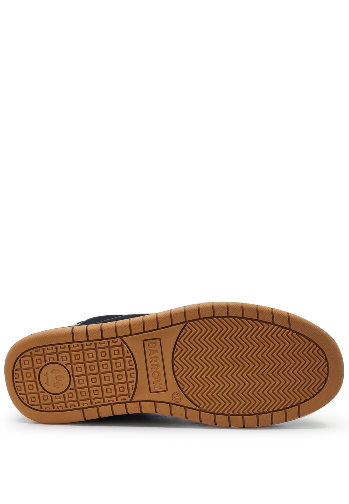 Sneakers nera unisex Barrow in pelle scamosciata e mesh