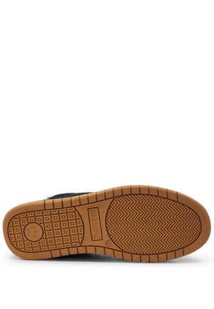 Sneakers nera unisex Barrow in pelle scamosciata e mesh