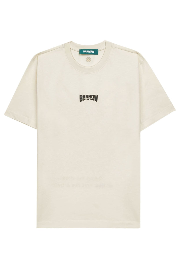 T-shirt mezza manica unisex cammello Barrow in cotone