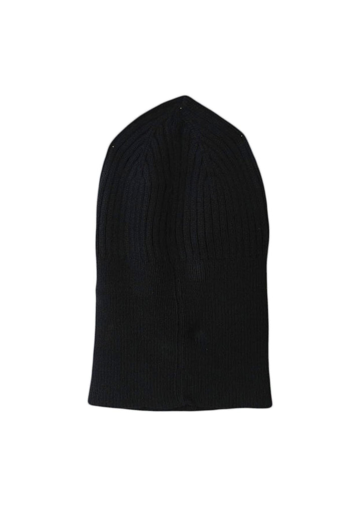 Balaclava nero unisex Barrow con logo in misto lana