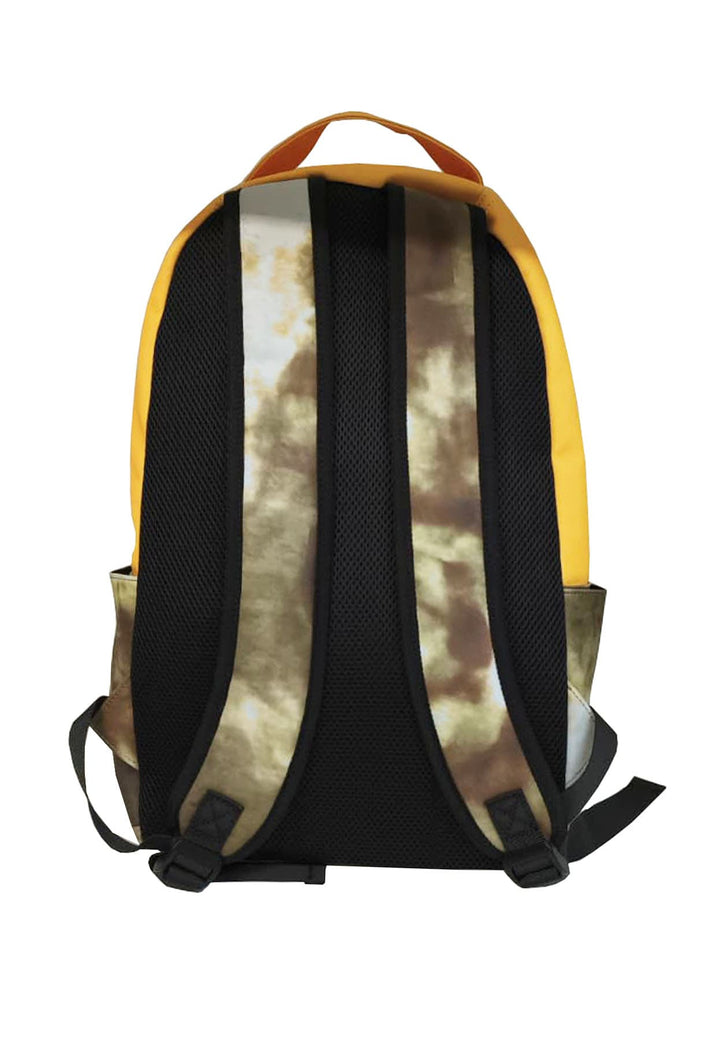 Zaino stampa mimetica e giallo unisex Barrow in tessuto impermeabile