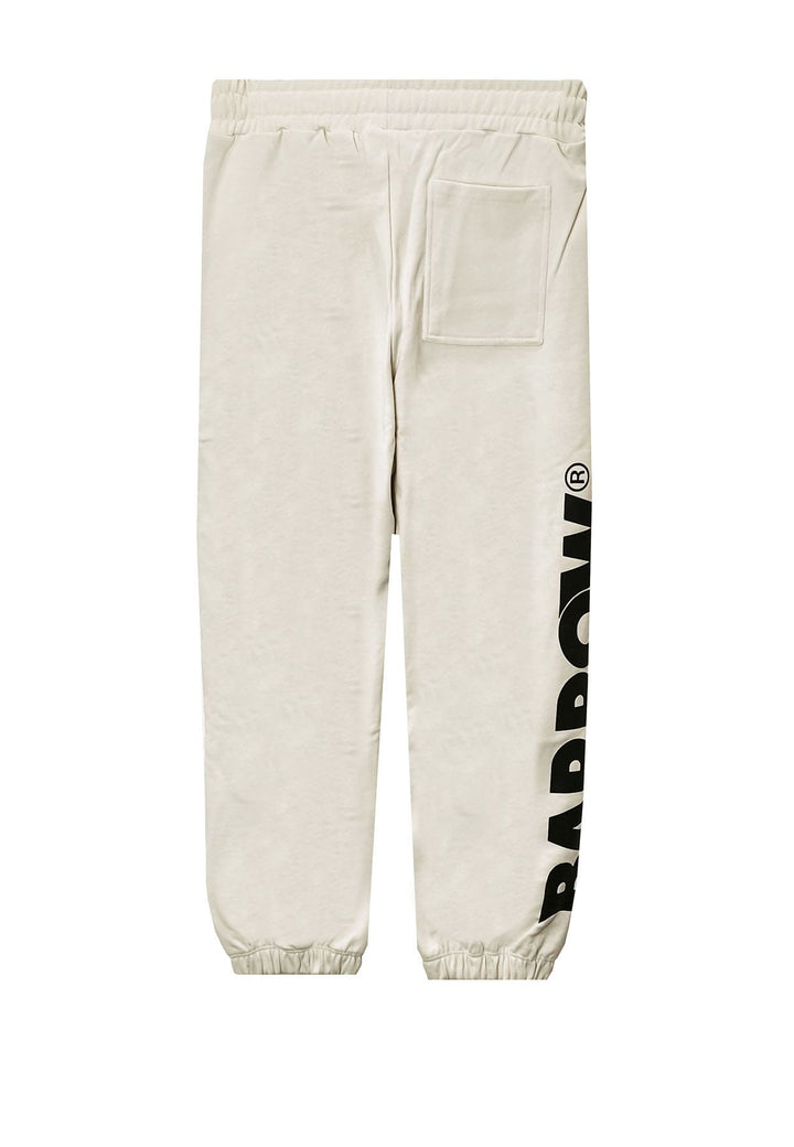 Pantalone sportivo unisex beige Barrow in cotone