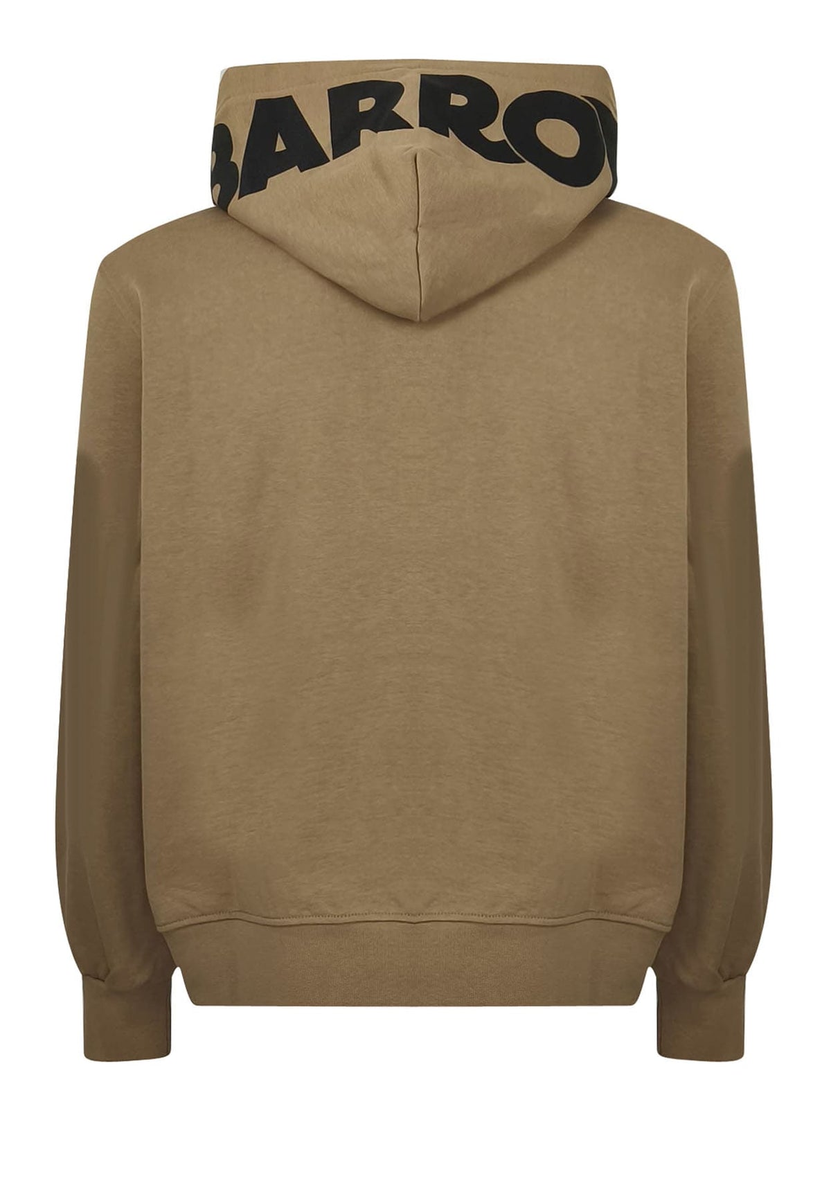 Felpa con cappuccio cammello unisex Barrow in cotone