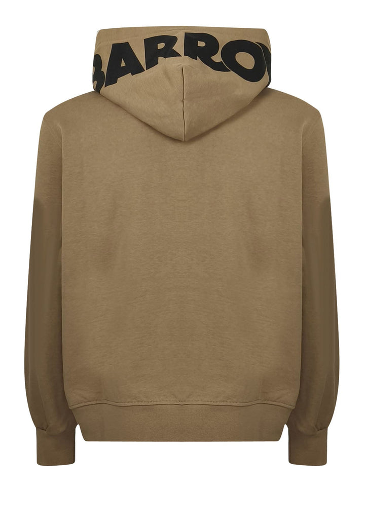 Felpa con cappuccio cammello unisex Barrow in cotone