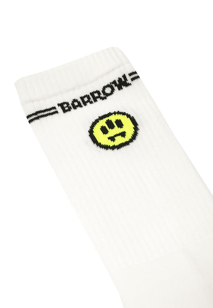 Calze bianche unisex Barrow in spugna di cotone