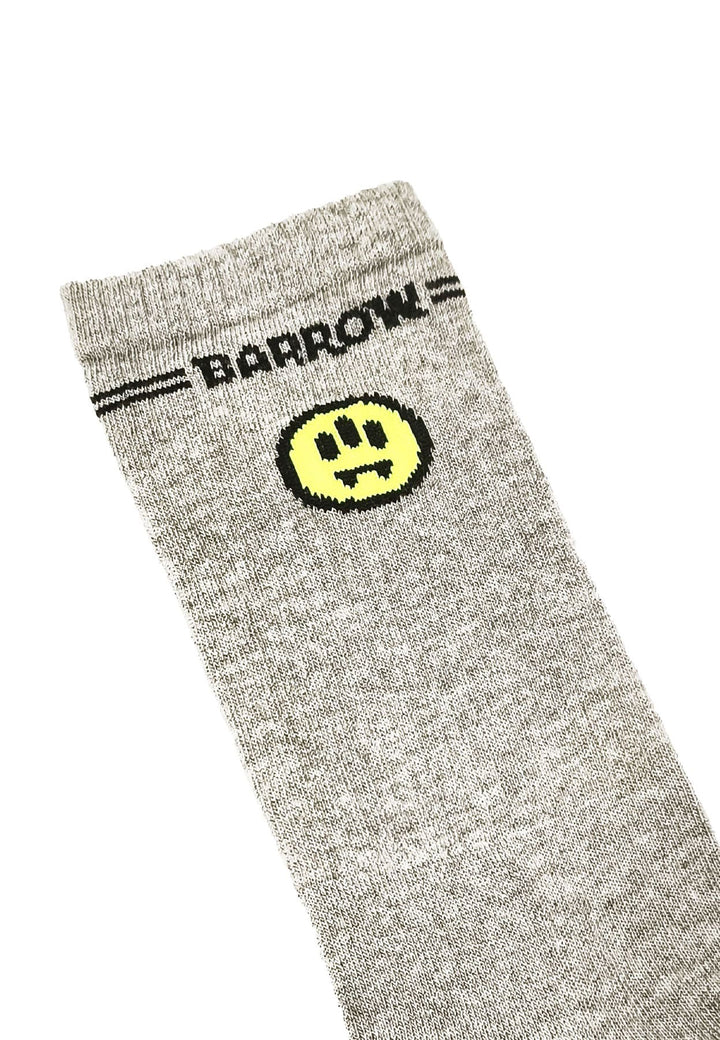 Calze grigie unisex Barrow in spugna di cotone