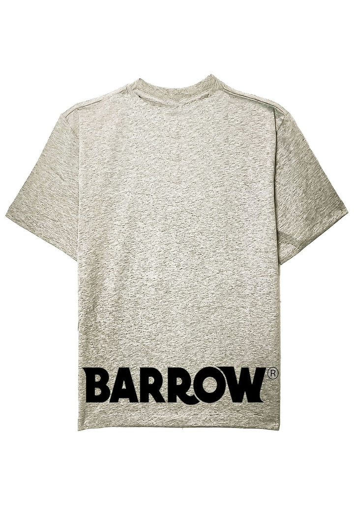 T-shirt mezza manica unisex grigia Barrow in cotone