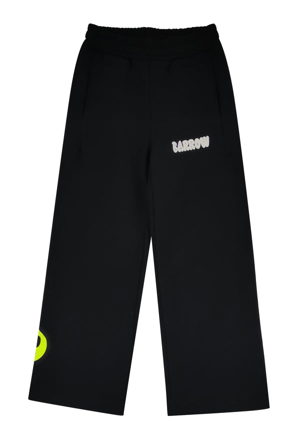 Pantalone sportivo bambina Barrow nero in cotone