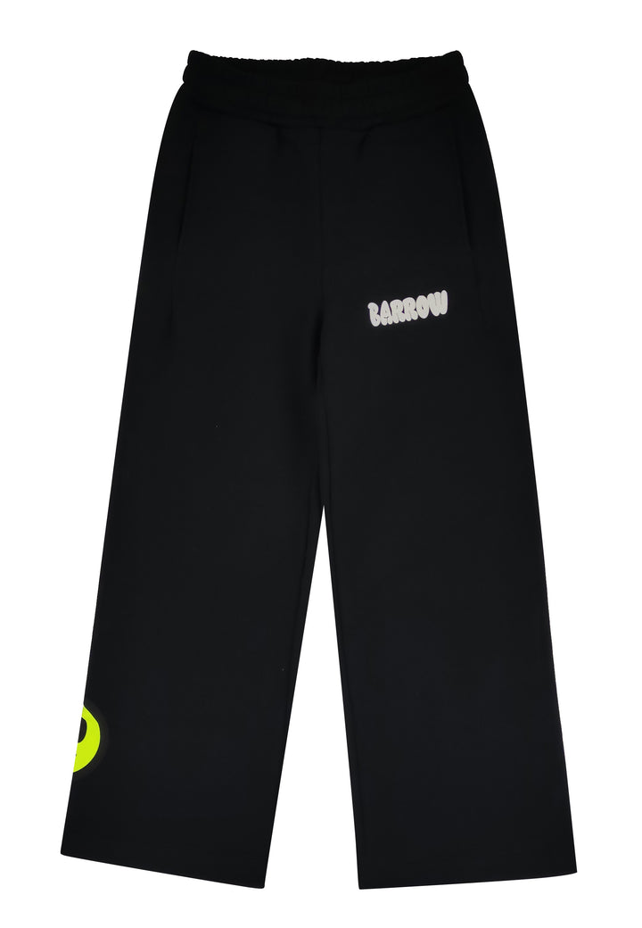 Pantalone sportivo bambina Barrow nero in cotone