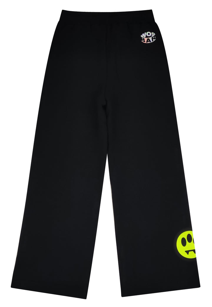 Pantalone sportivo bambina Barrow nero in cotone