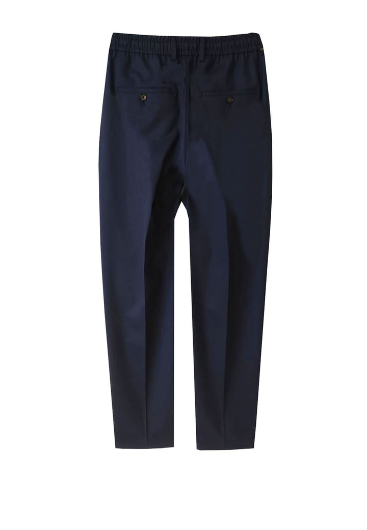 Pantalone casual uomo blu Be Able in misto lana