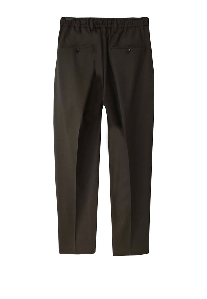 Pantalone casual uomo marrone Be Able in misto lana