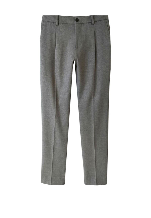 Pantalone casual uomo grigio Be Able in tessuto morbido