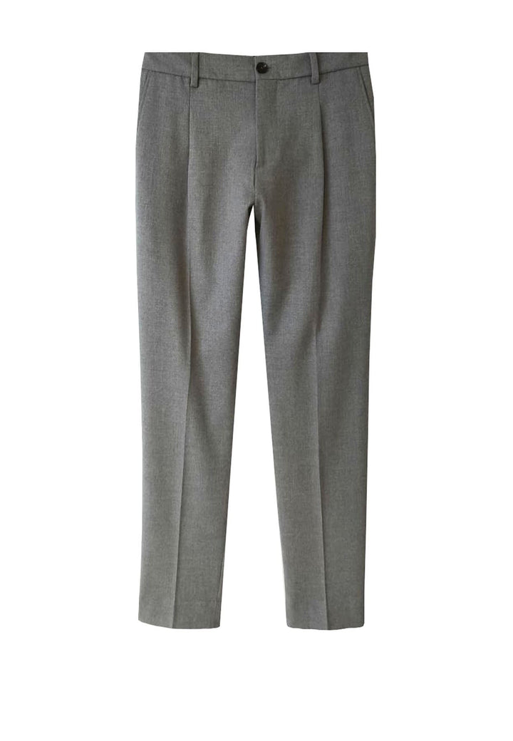 Pantalone casual uomo grigio Be Able in tessuto morbido