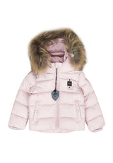 Giubbino Eagle neonata Blauer rosa in nylon