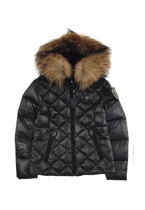 Giubbino Lotus bambina Blauer nero in nylon