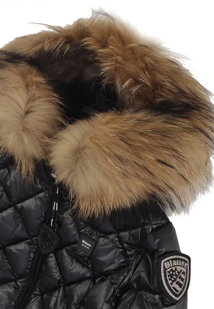 Giubbino Lotus bambina Blauer nero in nylon