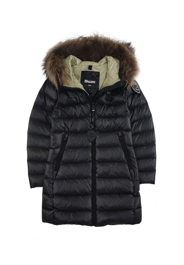 Giubbino Kristin bambina Blauer nero in nylon