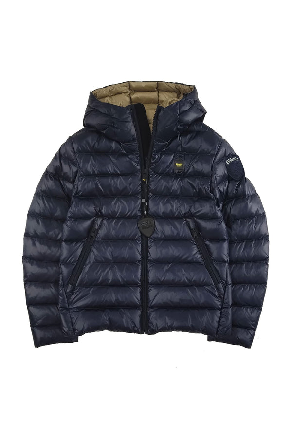 Giubbino Acton bambino Blauer blu in nylon