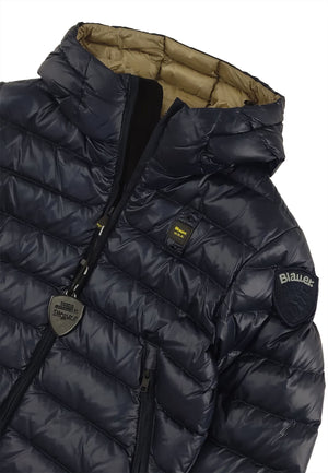 Giubbino Acton bambino Blauer blu in nylon | ViaMonte Shop