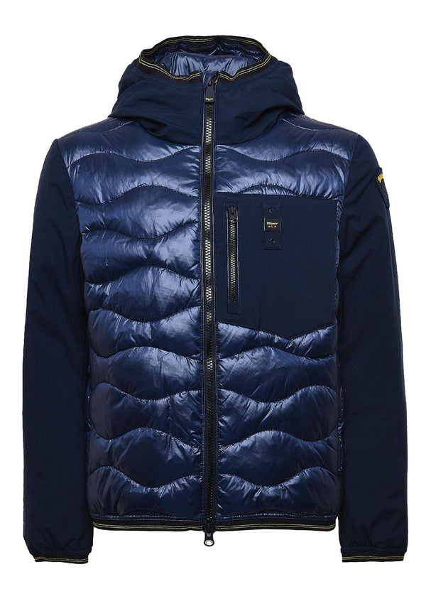 Giubbino unisex blu Blauer in neoprene