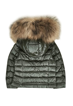 Giubbino bambina Blauer Kristin verde in nylon