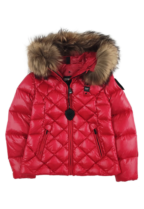 Giubbino bambina Blauer rosso in nylon