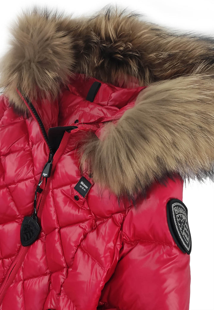 Giubbino bambina Blauer rosso in nylon