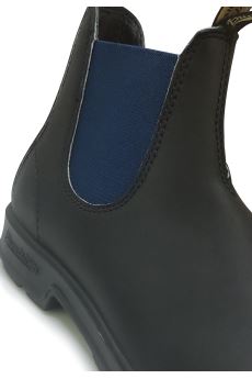 Tronchetto bambino Blundstone black leather in pelle