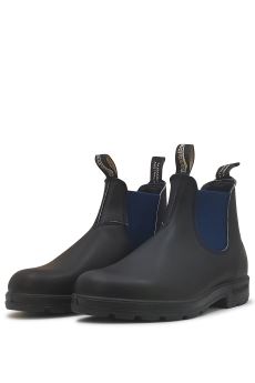Tronchetto bambino Blundstone black leather in pelle