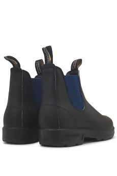 Tronchetto bambino Blundstone black leather in pelle